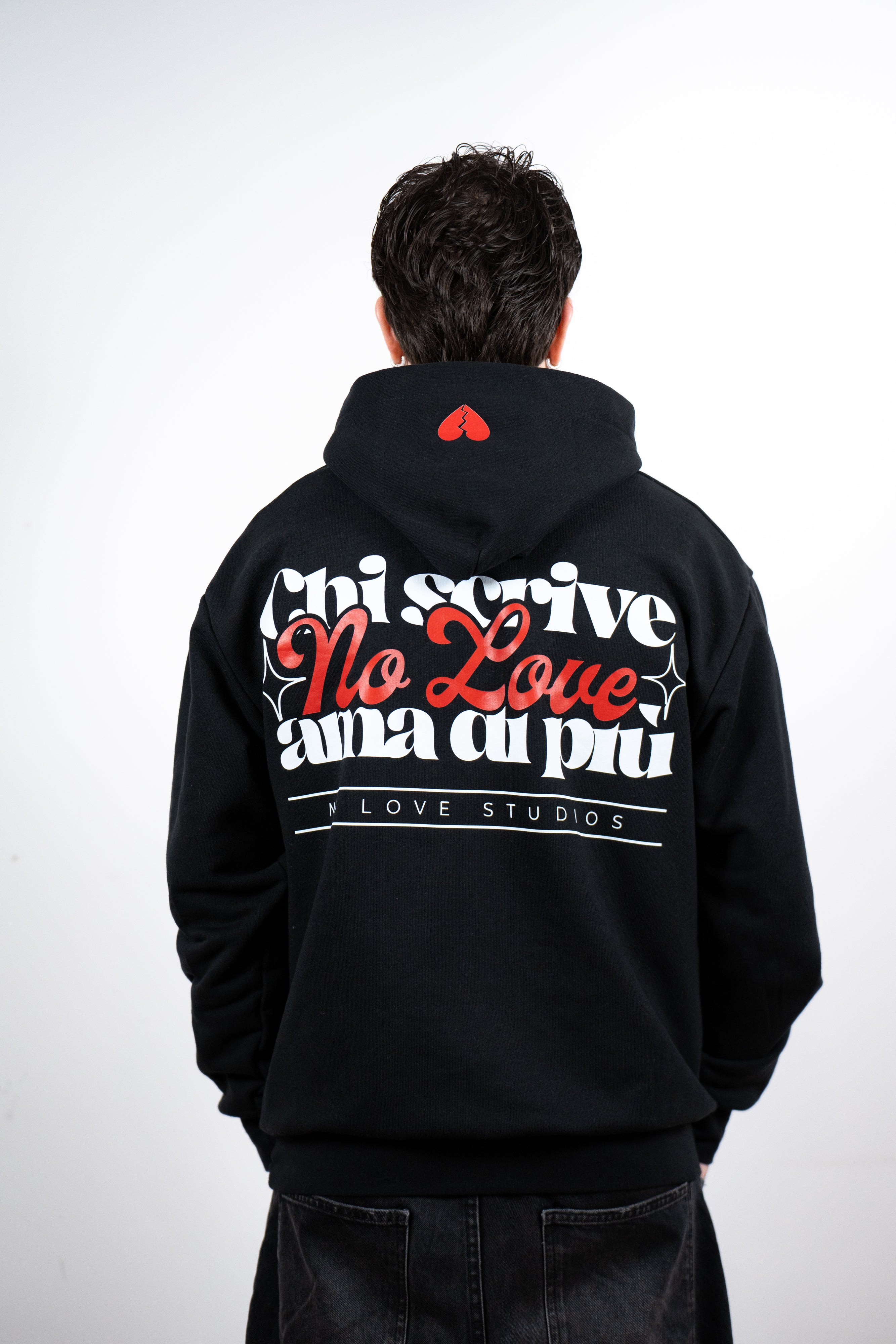 Hoodie "Chi scrive NoLove ama di più"